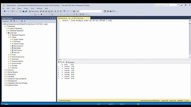 SQL: Order By Clause - Offset Fetch Clause смотреть онлайн