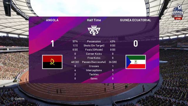 ⚽ ANGOLA vs GUINEA ECUATORIAL ⚽ | 🏆 ⚽ FIFA FRIENDLIES (29/03/2022) 🎮 PES 21 смотреть онлайн
