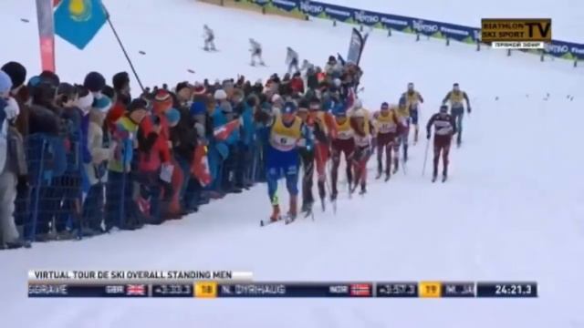 Обзор 6-го этапа Tour de Ski 2017/2018 смотреть онлайн