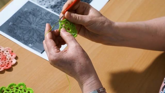 Вязание крючком ажурной салфетки | Мастерская творчества ЦДТ Прикубанский смотреть онлайн