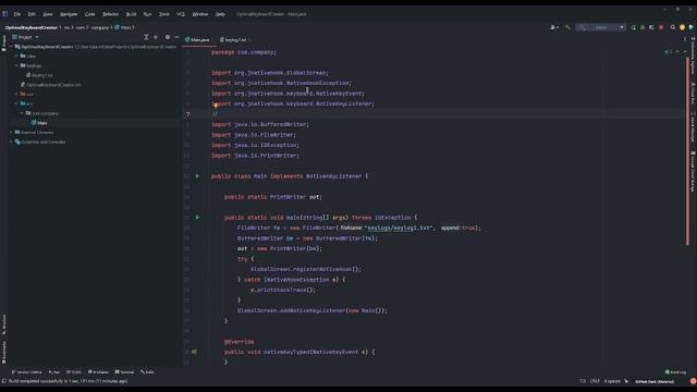Personally Optimized Custom Keyboard Layout Program in Java(part 1) смотреть онлайн