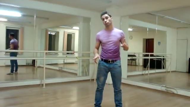 Урок клубного танца для мужчин. Кач + плечи смотреть онлайн