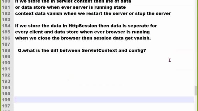 ServletContext and ServletConfig Introduction смотреть онлайн