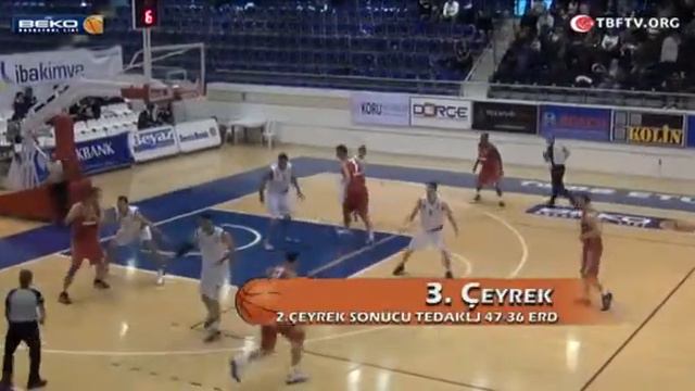 TBL, 11a giornata: TED Ankara - Erdemirspor 87-81, gli highlights смотреть онлайн