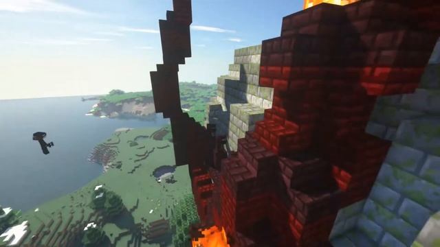 Minecraft: How to build the crown of the Skull Base | MOUNTAIN BASE TUTORIAL смотреть онлайн