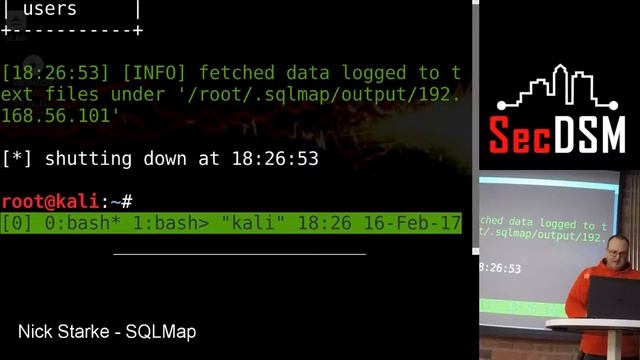 Nicholas Starke - SQLMap смотреть онлайн