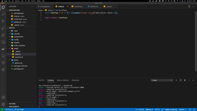 3.- Api Fetch con NextJs, Instalando bootstrap y estilos globales смотреть онлайн