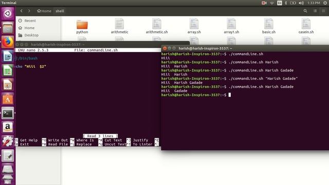 shell script for command line arguments смотреть онлайн