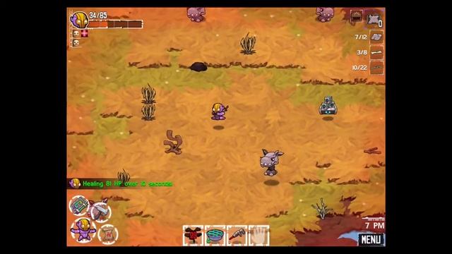 Crashlands by Butterscotch Shenanigans: iOS iPad Air 2 Gameplay смотреть онлайн