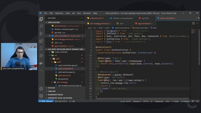 Aplicações Multi-tenancy usando Nest.js e Keycloak смотреть онлайн