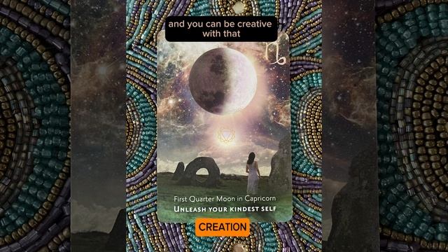 Your oracle card of the day - First Quarter Moon in Capricorn смотреть онлайн