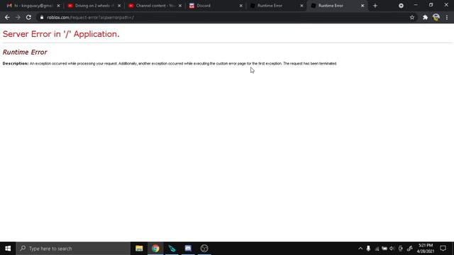 Roblox runtime error смотреть онлайн