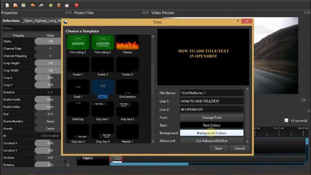 How To Add Text / Title in Openshot Free Video Editor смотреть онлайн