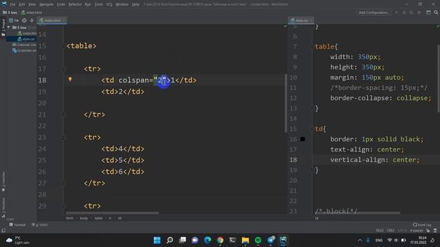 5 урок. Таблицы смотреть онлайн