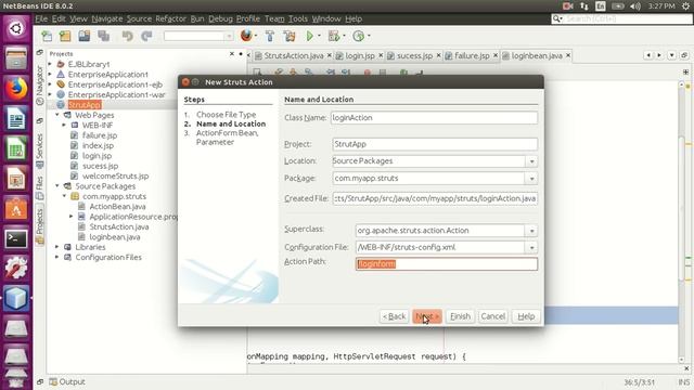 Login Application using Struts смотреть онлайн