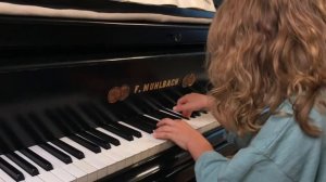 Этюд - Гедике (Полина, 8 лет)