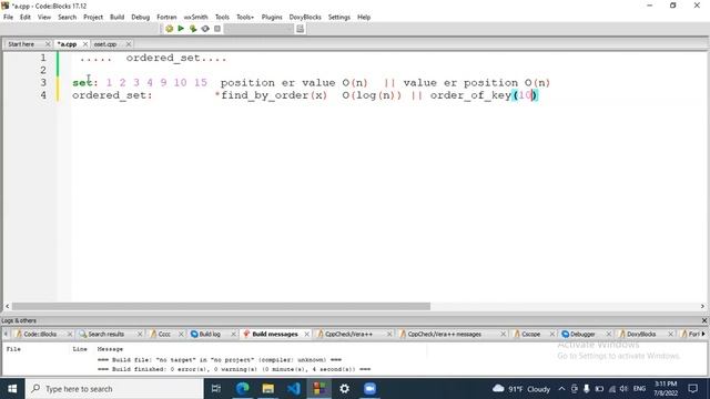 Ordered set (bangla) || policy based data structure(pbds) смотреть онлайн