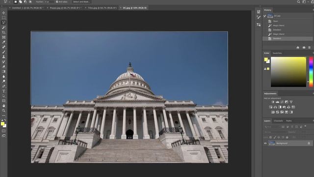 Photoshop - Magic Wand & Quick Select смотреть онлайн