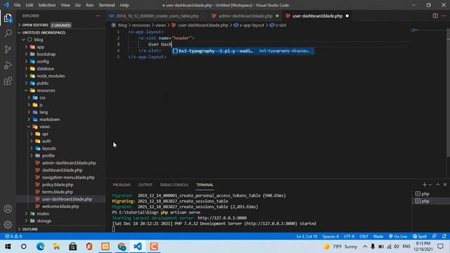 Đăng ký, đăng nhập trong laravel 8 - phân quyền trong laravel смотреть онлайн