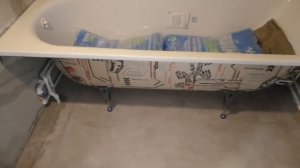 Установка ванны. Стальная/металлическая ванна. Правильный монтаж