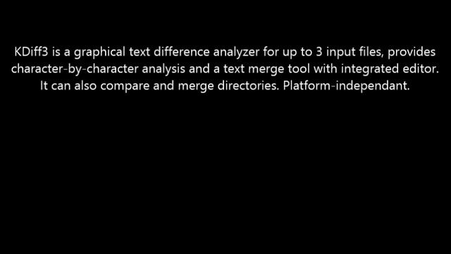 Download KDiff3 Here! Graphical Text Difference Analyzer Software смотреть онлайн