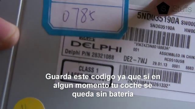 INSTALACION DE SISTEMA DE AUDIO VW RCD-510 смотреть онлайн