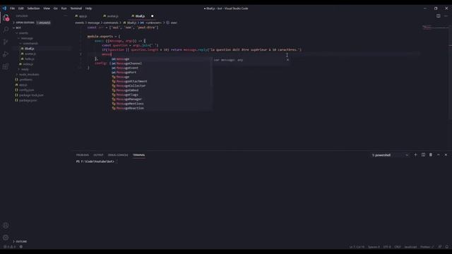 [Bot Discord] [random] Avatar, 8ball & help (javascript) смотреть онлайн
