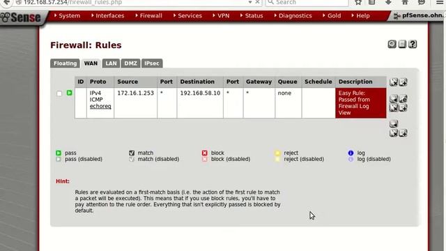 11 Pfsense Firewall Rules part 1 AR смотреть онлайн