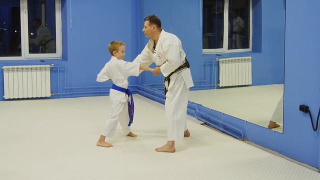 Пинан-1,часть 3 Ката Пинан Cоно Ичи киокушинкай каратэ Kyokushin karate/ Kata Pinan sono ichi смотреть онлайн