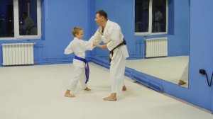 Пинан-1,часть 3  Ката Пинан Cоно Ичи киокушинкай каратэ Kyokushin karate/ Kata Pinan sono ichi