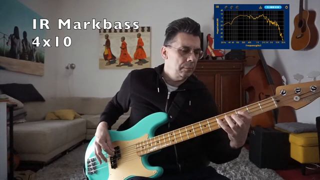 Bass Cabinet IR Comparison - NUX MLD Preamp - Fender Vintera Precision w. Flatwounds (no talking) смотреть онлайн