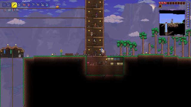 Let's Play Terraria - Episode 7: An Army and a Crash. смотреть онлайн