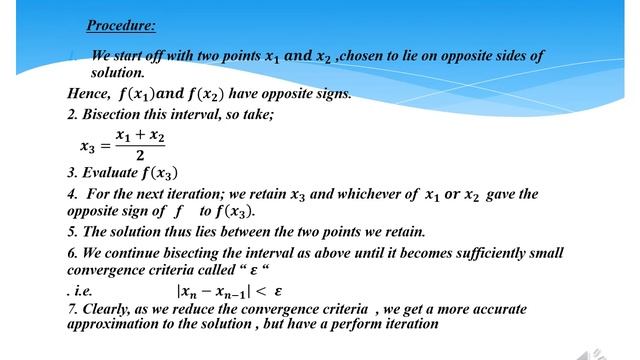 Bisection method смотреть онлайн