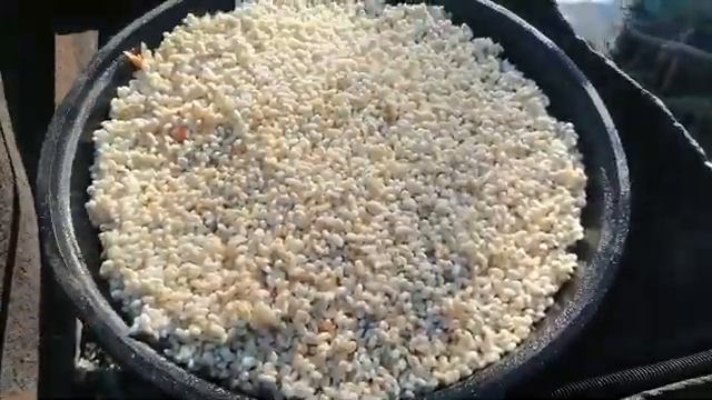 Вкусная перловая каша с индейкой в казане. Как правильно готовить. смотреть онлайн