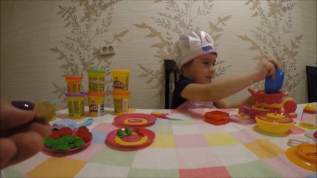 Игровой набор PLAY-DOH макарономания Даша-повар Игры для детей смотреть онлайн