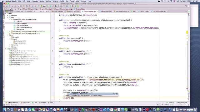 Android Workshop: Currency Exchange App (Using Retrofit2) - part3/4 смотреть онлайн