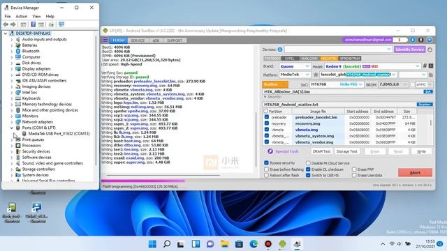 Flash Redmi 9 (Lancelot) Tested + Link Firmware By Ufi Box