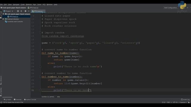 Rock Paper Scissors Lizard Spock | Python Project смотреть онлайн
