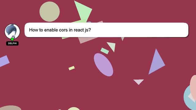 How to enable cors in react js? смотреть онлайн