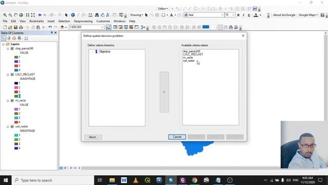 Analytical Hierarchy Process (AHP) Using ArcGIS