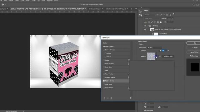 MINI CEREAL BOX WRAPPER MOCK UP DIY PT 2 - PHOTOSHOP TUTORIAL - BARBIE PARTY смотреть онлайн