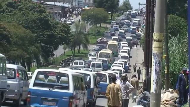 Rushhour In Addis Ababa, Ethiopia
