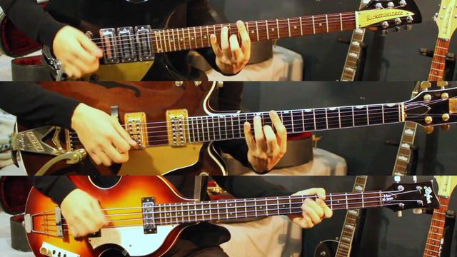 Roll Over Beethoven - The Beatles - Guitar And Bass Cover - Gretsch Country Gentleman смотреть онлайн