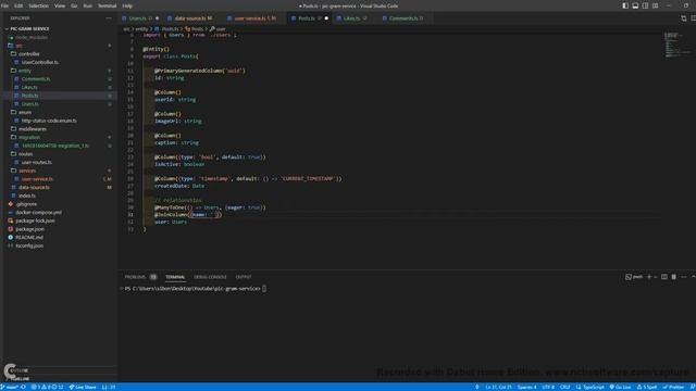 Building ThumbTalk : Cloning and Entity Relational Diagram with TypeORM and NodeJS - PART 1 смотреть онлайн