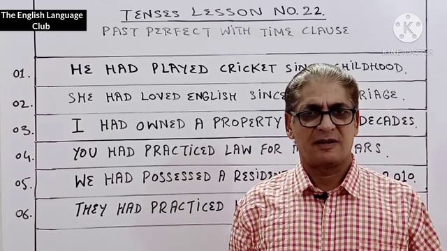 Past Perfect with Time Clause || Tenses Lesson No-22 || By; SIR AMJAD PERVAIZ English/Hindi/Urdu смотреть онлайн