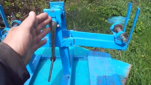 Трубогиб гнёт трубу 20Х20, 20Х40, 40Х40мм. Для изготовления Теплиц . смотреть онлайн