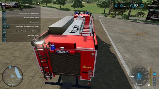 ???Mercedes Zetros Fire Truck In Farming Simulator 22 ???