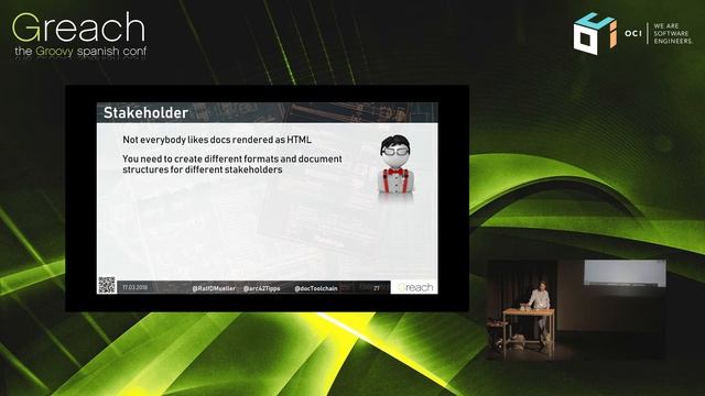 Greach 2018 - Ralf D. Müller - Docs as code: arc42, AsciiDoc, Gradle & Co combined смотреть онлайн