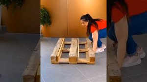 делаем клумбу из паллетов своими руками #дизайн #декор #сад