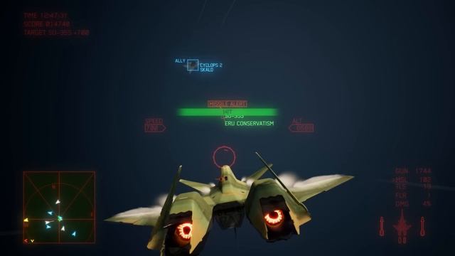 ADF-01 Falken Test Flight with TLS - Ace Combat 7 (DLC Aircraft) смотреть онлайн